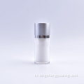 Bouteille vide 회전 De Bouteille Sans Air Cosmetique de Forme Ronde Faite Sur Commande de 50ml